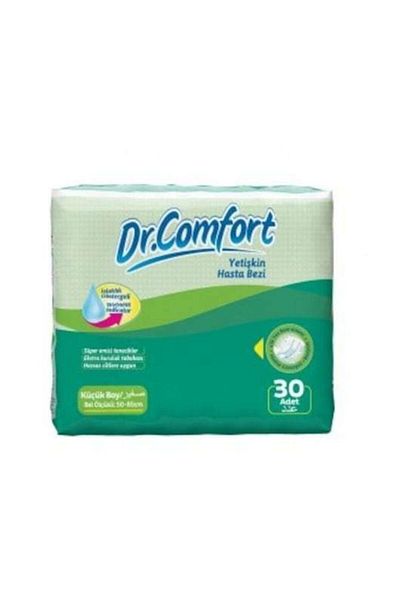 Dr.Comfort Adult Patient Diapers with Waistband Textile Surface S - Small - Small 30 Pieces