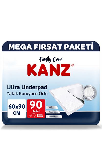Kanz Patient Bed Protector Mega Opportunity Pack 60x90 90 Pieces