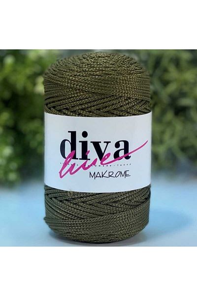Diva İplik Σχοινί Diva Macrame 192 Πράσινο