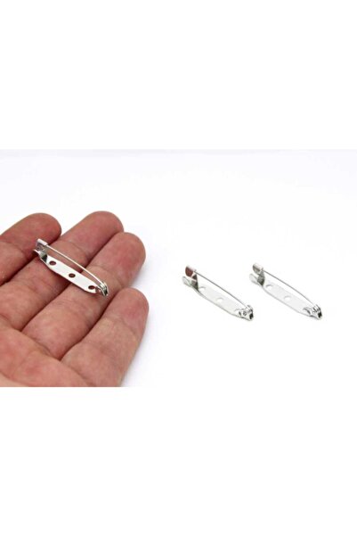 yfhobi 20 Adet 3.5 cm Broş İğnesi Nikel Kaplama