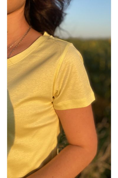 Elegant Design Shine Mercerized Basic T-shirt
