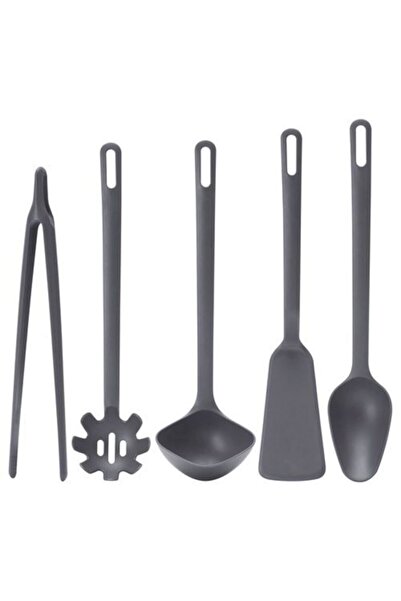 IKEA 5 Piece Gray Kitchen Utensil Set Fullandad