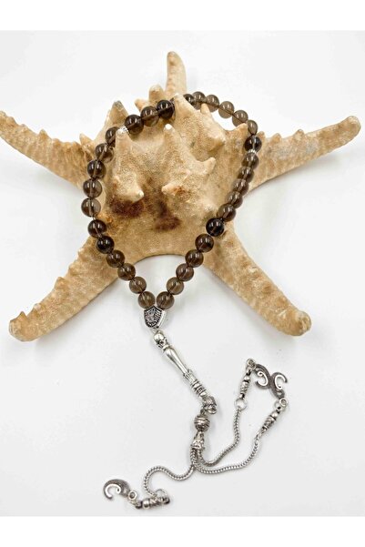Mucize Taş Smoky Quartz Stone Natural Stone Rosary 8 mm