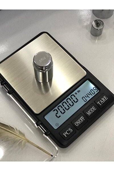 Dijital Hassas Terazi Net Tartım Kapasite 1kg Hassasiyet 00,1