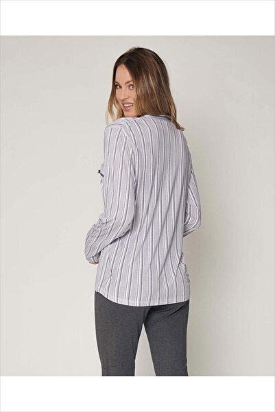 AYYILDIZ 55821 Gri Pijama Takımı