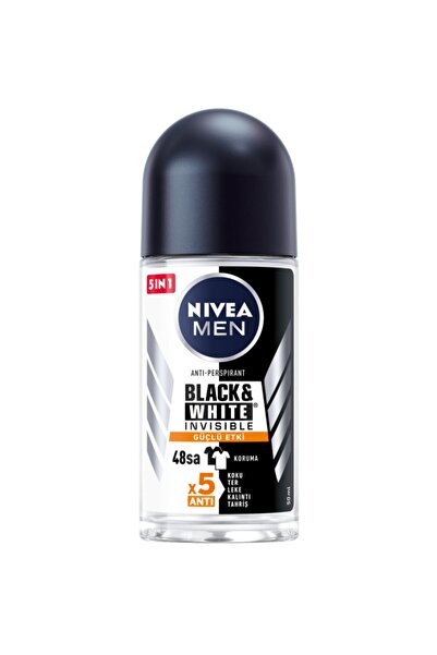 NIVEA Black & White Invisible Güçlü Etki Deo Rollon 50ml
