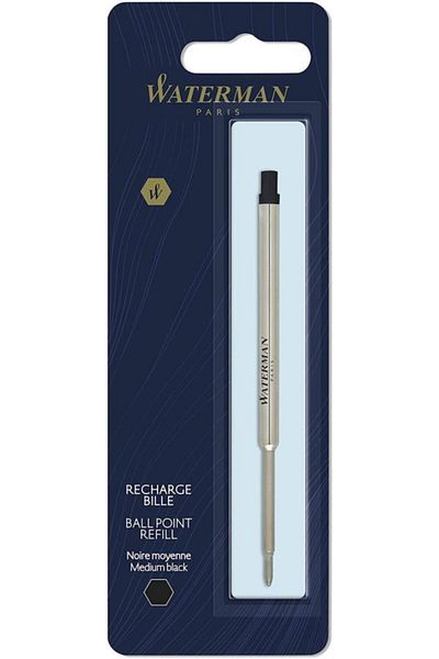 Waterman Medium Black Ballpoint Refill - 2 Pieces