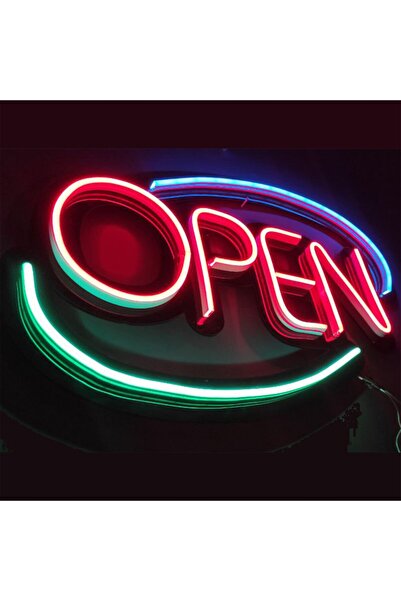 ELFİMO Neon Led Işıklı Open Yazısı 35x24cm