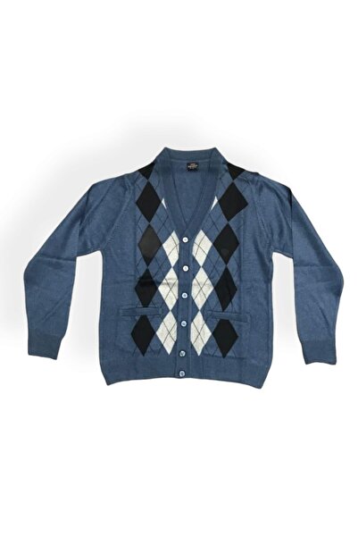 BLACK SWALLOW Ανδρική ζακέτα με κουμπιά και σχέδια, λεπτό μάλλινο πλεκτό, Dad...