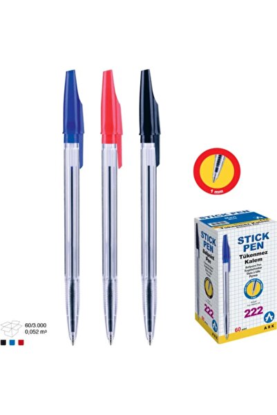 DZC KUZENLER AVM قلم حبر جاف Dzckuzenler Avm Ark Stıckpen 22225، 50 قطعة، أسود