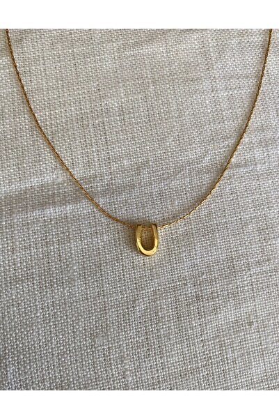 VenüsTakı Minimal Zincir U Harfi Kolye
