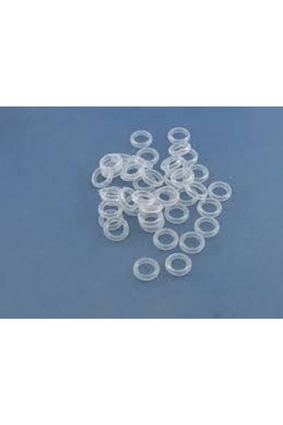 MOR SALKIM HOME Double Breasted Curtain Transparent Ring 10 Pieces