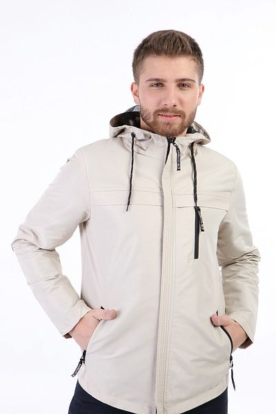 Fk class Zodiac Hooded Waterproof Raincoat Beige