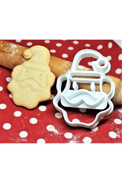 Mini Tasarım Atölyem Santa Claus Cookie Mold