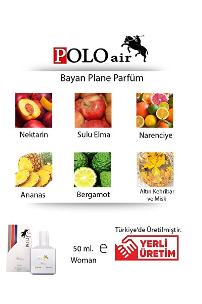 Poloair Blanc Kadın Parfüm Eau De Toılette White 50 Ml Women Plp-2023b1