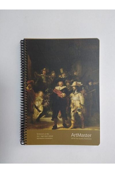 Gıpta Art Master 100 de coli Copertă din carton pătrat Caiet de dimensiuni medii