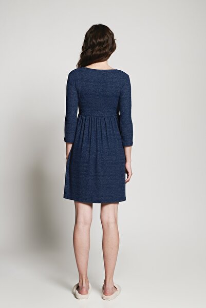 LYN MAMA Ліма Нічна сорочка для годування груддю, синя