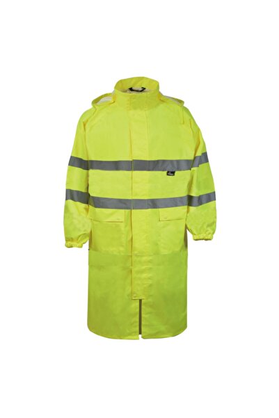 Vizwell ™ 150 D Reflektörlü Pardesü Yağmurluk / Sarı