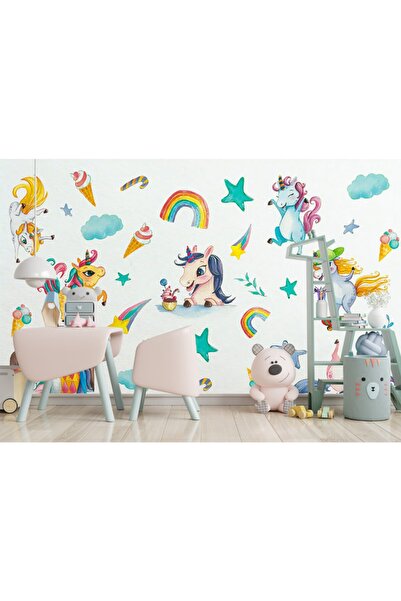 adalidekor Unicorn Çocuk Odası Duvar Kağıdı