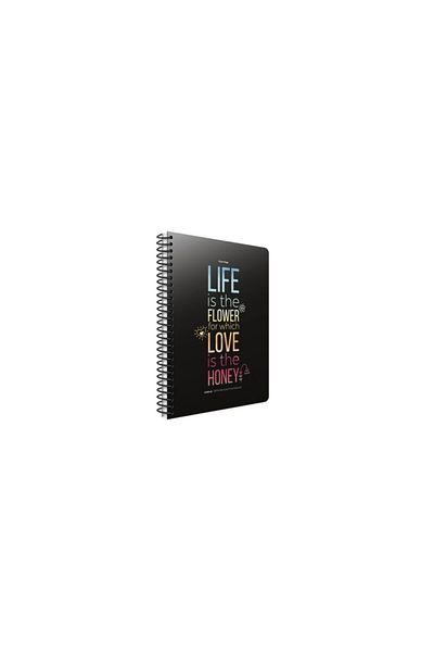 Gıpta دفتر ملاحظات ذو غطاء من الورق المقوى ذو 100 ورقة من Life Book