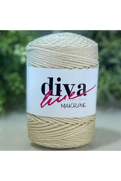 Diva İplik Κρέμα Diva Macrame Floss 18