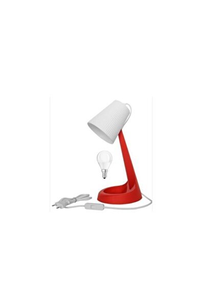Zita Table Lamp - Red-led Ball Bulb Included