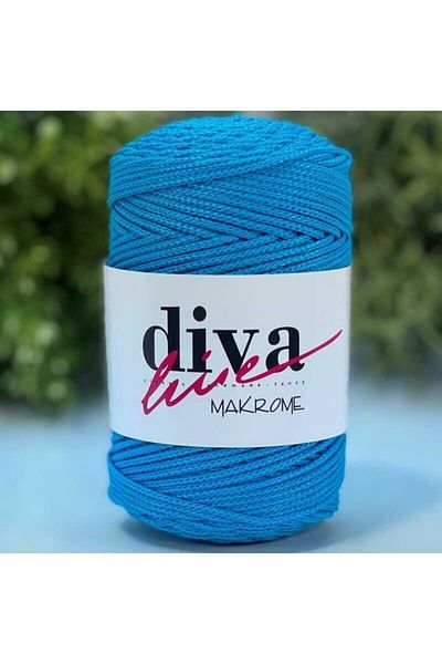 Diva İplik Σχοινί Diva Macrame 232 Τυρκουάζ