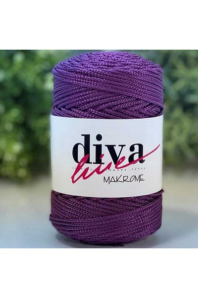 Diva İplik Σχοινί Diva Macrame 160 Μωβ