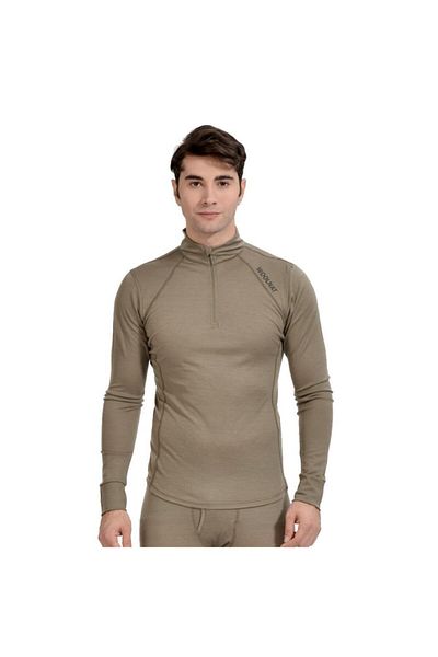Woolnat Merino Wool Wedge Long Sleeve Men's T-shirt