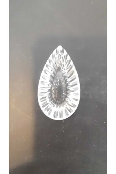 ADA AVİZE Kristal Şeffaf Cam Avize Taşı (ENİ 3 CM,5 CM)