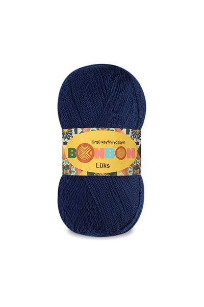 NAKO Navy Blue Luxury Booties Μαλλί κορδόνι - 98244