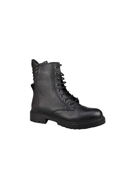 Castle Black 52682 Cizme din piele pură Ghete negre de damă