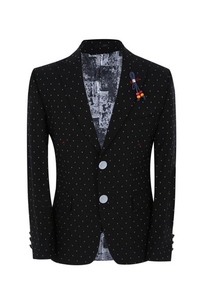 Doctor junior Boy's Black California Suit