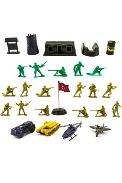 Erzi Komando Asker Seti Haritalı 28 Parça
