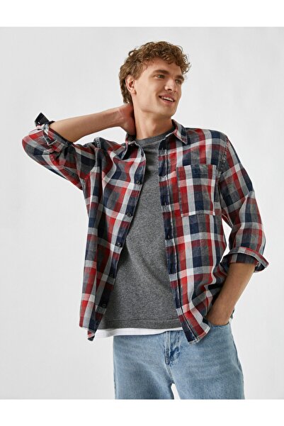 Koton Карирана риза Памук