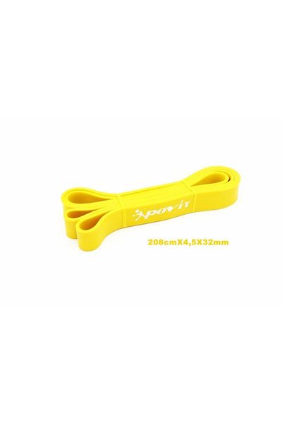 Povit Latex Power Band Resistance Rubber Hard Yellow Color Nts2021lks99-s