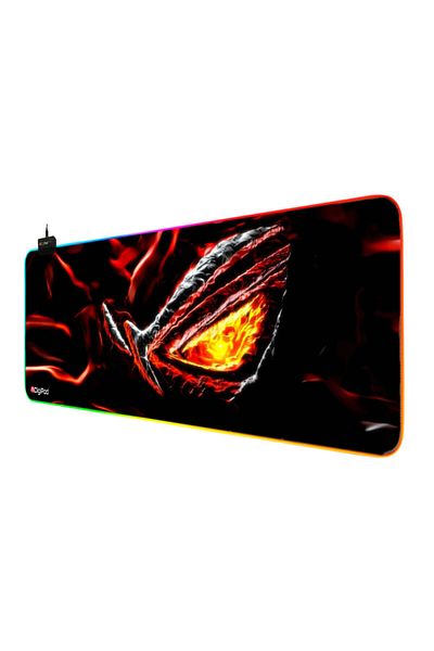 Digipod لوحة ماوس ألعاب RGB RGB قاعدة ماوس ألعاب RGB غير قابلة للانزلاق بسمك 70 × 30 4 مم