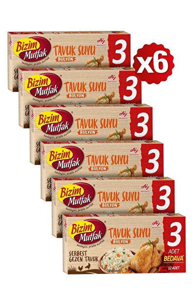Bizim Mutfak Gezen Tavuk Suyu Bulyon 6'lı 120gr