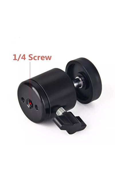 EN SİGA Tripod Slr Kamera Için 360 Derece Dönebilen Metal Mafsal Aparatı 1/4