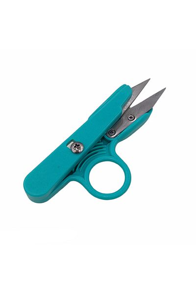 Golden Eagle Thread Cleaning Scissors - Petrol Green Snap Scissors