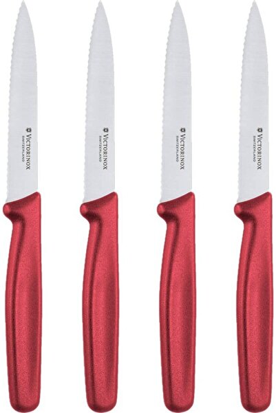 Victorinox Kırmızı Soyma Bıçağı Seti