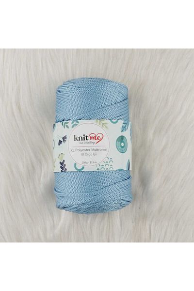 knitme Knit Me Xl Poliester Macrame Ață de tricotat manual 250 Gr.115 M. 1626