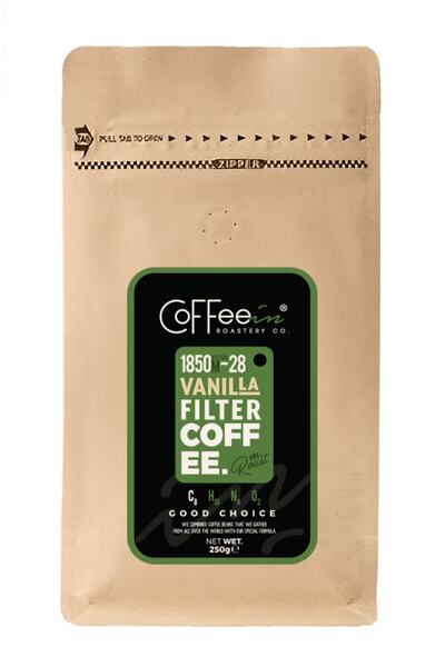 Coffeein Vanilla Flavored Filter Coffee 250Gr