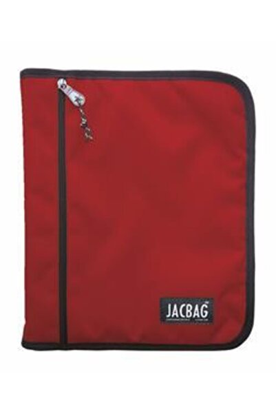 Jacbag Dosya Fıle Fermuarlı Kırmızı Jac-16 /