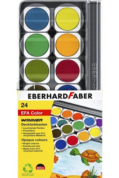 Eberhard Faber Sulu Boya Opak 24 Renk 578324 /