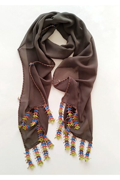 Halley Concept وشاح شيفون مطرز