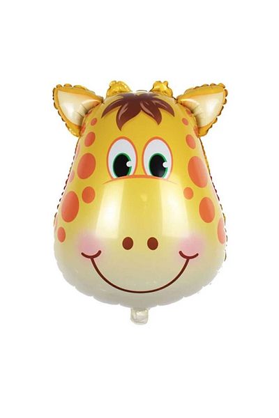 Trend Hediye Sepeti Safari Animal Themed Foil Balloon with Giraffe Figure