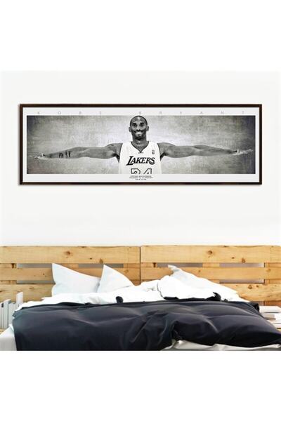 PurpleJam Kobe Bryant Canvas Black Mamba Basketbol Duvar Kağıdı