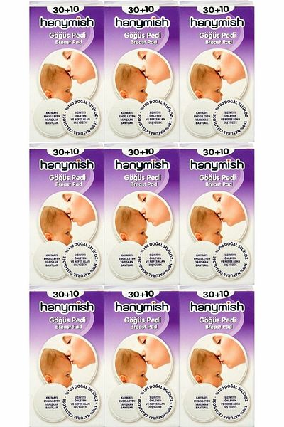 Hanymish 9 Pack Chest Pads 9x40=360 Pieces