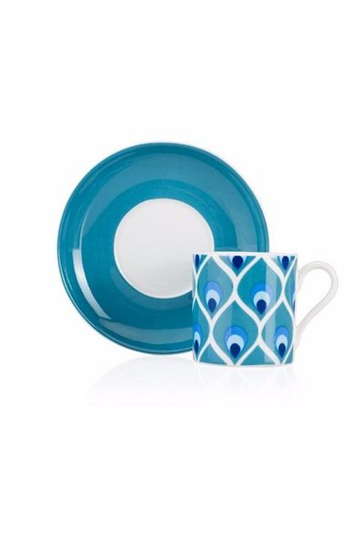 Paşabahçe 8 Pieces 4-Person Evil Eye Coffee Set 90cc
